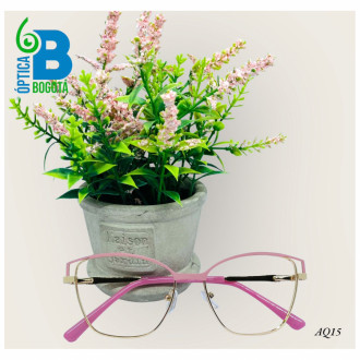 Montura Metalica De Lujo Aq15 Rosado