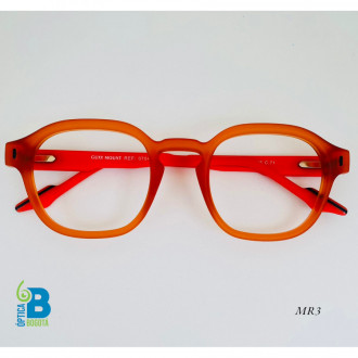 Montura De Acetato Mr3 Naranja