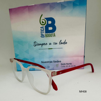 Montura Metalica De Acetato Mh08 Rectangular