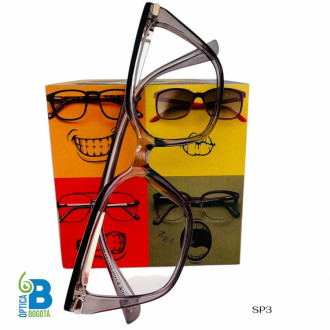 Montura De Acetato Sp3 Gris
