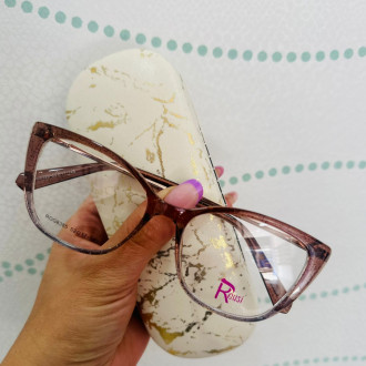 Montura De Acetato Ef3  Semiagatada