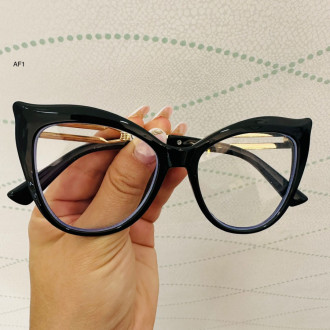 Montura De Acetado Af1 Negro Dorado