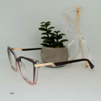 Montura De Acetato Te3 Escarchada