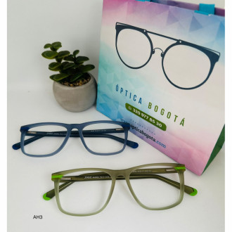 Montura De Acetato Ah3 Cuadrada