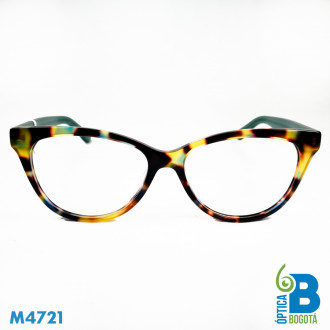 Montura De Acetato M4721 (carey-brazo Verde)