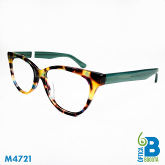Montura De Acetato M4721 (carey-brazo Verde)
