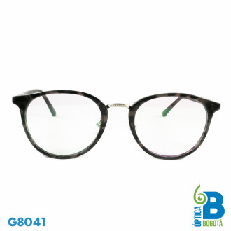 Montura De Acetato G8041 Negro Carey Montura De Acetato G8041 Negro Carey